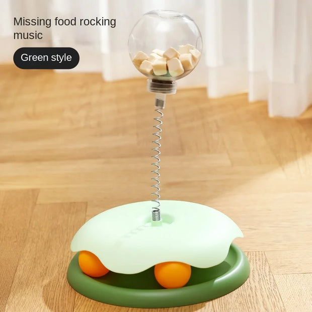 Cat Puzzle Food Leaking Ball Toy Cat Dog Interactive Treat Leaking Toy Catnip Slow Cat Dog Feeder Fun Pet Products Accessories
